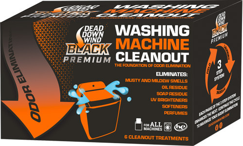 Dead Down Wind DDW BLACK Premium Washing Machine Cleanout 6 Treatments