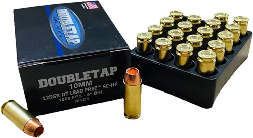 Doubletap 10mm 125GR SC-HP LEAD FREE 20RD 50BX/Case