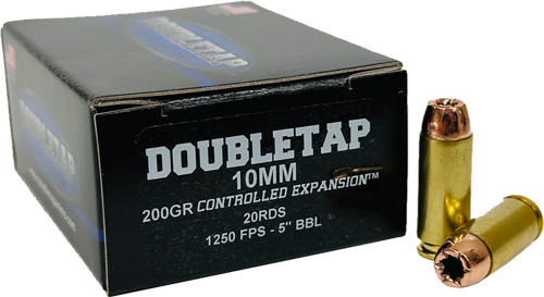 Doubletap 10mm 200GR JHP Controlled EXP. 20RD 50BX/Case