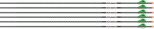 Easton ARROW 5mm FMJ MAX 340 2" Blazer Half-out 6PK