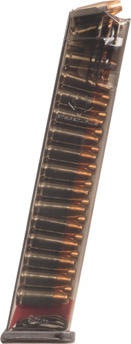 Elite Tactical Systems Group ETS Magazine FOR GLOCK 9mm 27RD Carbon SMOKE FIT 17/19/26