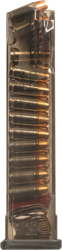 Elite Tactical Systems Group ETS Magazine S&W M&P 9mm 21RD Extended Carbon SMOKE