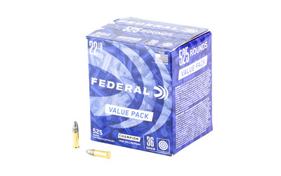 Federal 22LR 36GRN LEAD HP 525 CT