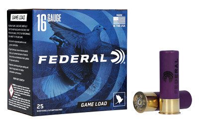 Federal GAME LOAD 16GA 2 3/4" #6 25/250