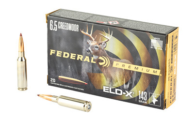 Federal PREM 6.5CRD 143GR ELD-X 20/200