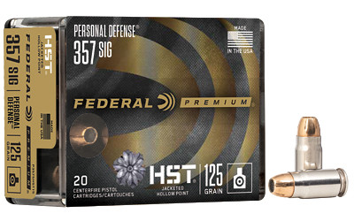 Federal PRM HST 357SIG 125GR JHP 20/200