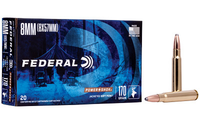 Federal Pwrshk 8mm MAU 170GR SP 20/200