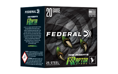 Federal Raptor STEEL 20GA 3" 1OZ #2 25