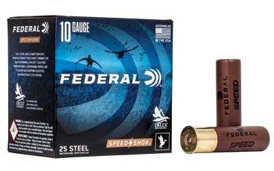 Federal SPEED SHOK 10GA 3.5" #2 25/250