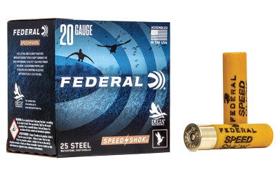 Federal SPEED SHOK 20GA 3" #4 25/250