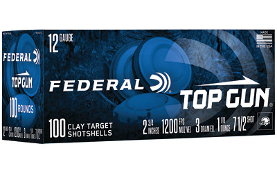 Federal TOP GUN 12GA 2.75" #7.5 100/200