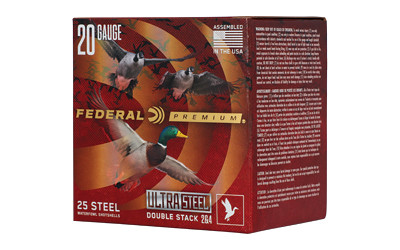 Federal ULT STL 20GA 3" 1OZ #2/#4 25/250