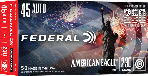 Federal Action Express 45 ACP 230GR FMJ 50RD 20BX/Case America 250TH