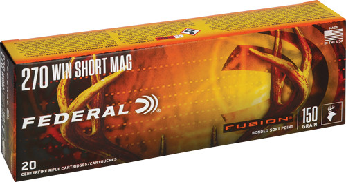 Federal Fusion 270 WSM 150GR Fusion 20RD 10BX/Case