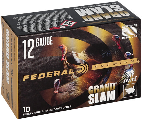 Federal GRAND SLAM 12GA 3" 1-3/4OZ #4 10RD 5 Box/Case