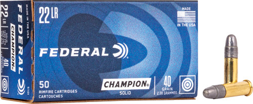 Federal Lightning 22LR 40GR Lead-rn 1240FPS 50RD 100BX/Case