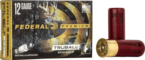 Federal Premium 12GA 2.75" 1OZ Truball SLUG 5RD 50BX/Case