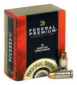 Federal Premium 40 SW 165GR Hydra-shok JHP 20RD 25BX/Case