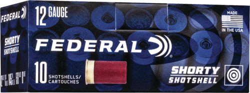 Federal Shorty Shotshell 12GA 1.75" 15/16OZ #8 10RD 10BX/Case