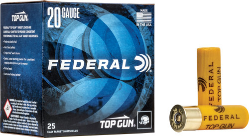 Federal TOP GUN 20GA 7/8OZ #8 1210FPS 250RD CASE LOT