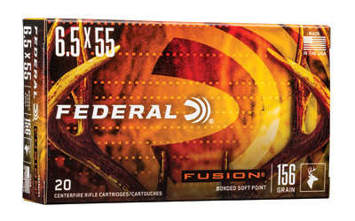 Federal Fusion 6.5x55 SWDSH 156GR SP 20/200