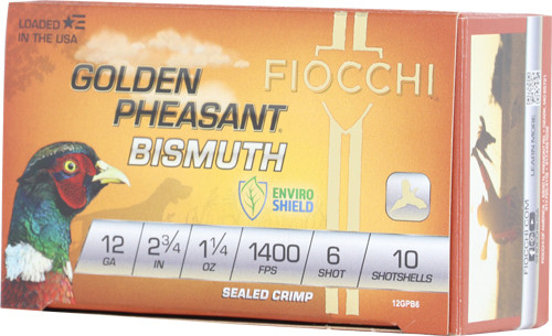 Fiocchi Golden Pheasant 12GA 2.75" 1-1/4OZ #6 10RD 10BX/Case
