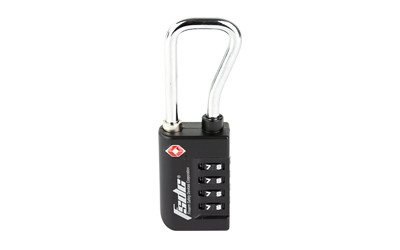 Firearm Safety Devices Corporation FSDC 4-DIAL TSA COMBO Padlock NCA