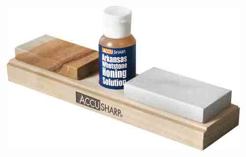 Fortune Products (Accusharp) Arkansas Whetstone COMBO KNIFE Sharpening KIT