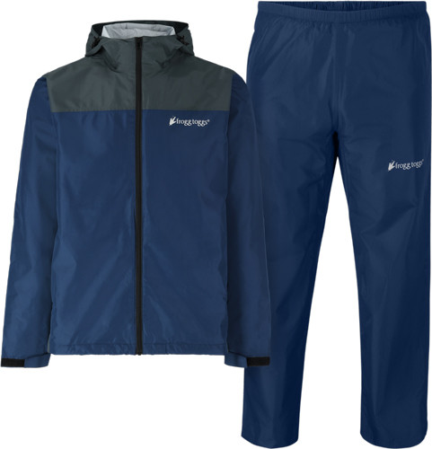 Frogg Toggs TOGGS MEN'S VAPOR RAIN SUIT BLUE & GRAY SM/MD