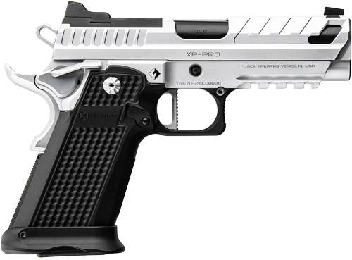 Fusion Firearms XP PRO 9mm 4" 17RD Chrome Optics Ready RMR Plate/glock Magazines