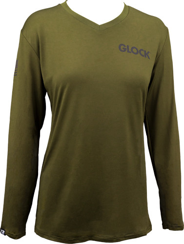 Glock Ladies Performance LONG Sleeve SHIRT MED Military