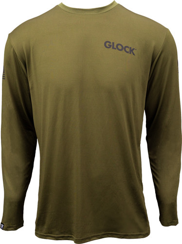 Glock Performance LONG Sleeve SHIRT LG Military