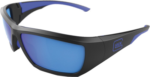 Glock Tactical Glasses BLUE LINE BLACK BLUE Mirror LENS
