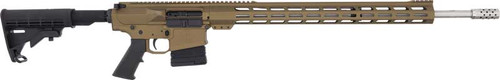 Great Lakes Firearms & Ammo GLFA AR10 RIFLE 243 WIN 24" S/S Barrel 5-SHOT Bronze