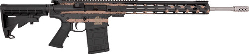 Great Lakes Firearms & Ammo GLFA AR10 RIFLE 6.5CM 20" S/S Barrel 10-SHOT Desert FLAG
