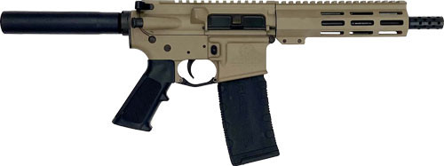 Great Lakes Firearms & Ammo GLFA AR15 Pistol 223 WYLDE 7.5" Nitride Barrel Flat Dark Earth