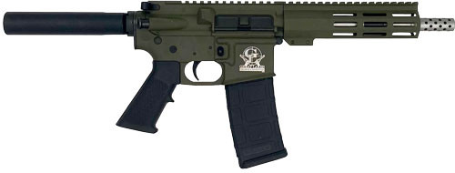 Great Lakes Firearms & Ammo GLFA AR15 Pistol 223 WYLDE 7.5" Stainless Barrel Olive Drab