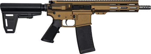 Great Lakes Firearms & Ammo GLFA AR15 Pistol W/brace 223 WYLDE 7.5" Stainless Steel Barrel Bronze