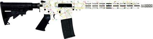 Great Lakes Firearms & Ammo GLFA AR15 Splatter 223 WYLDE 16" S/S Barrel WHITE Splatter