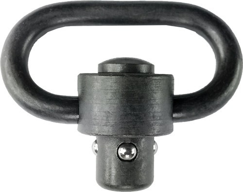 Grovtec Single HD PUSH Button Swivel BLACK 1 1/4" 1-PACK
