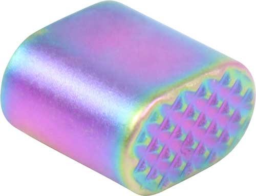 Guntec Usa AR15 Extended Magazine Button Rainbow PVD Coated!