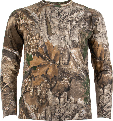 Habit BEAR CAVE LONG Sleeve TEE Realtree APX Large