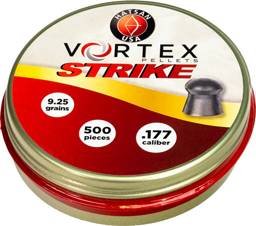 Hatsan Airguns Vortex Strike Pellets 177 9.25GR 500 PER TIN *