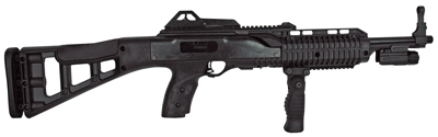 Hi-point Carbine 9mm BLACK W/forward GRIP & Flashlight