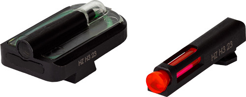 Hi-viz HIVIZ Fasdot H3 Red FRONT/Green REAR FOR GLOCK 9mm/40/.357 SET