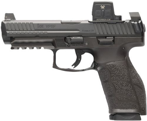 Hk VP9A1 F Optics Ready Semi-Automatic Pistol - 9mm LUGER, 4.5"