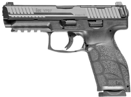 Hk VP9A1 F Optics Ready Semi-Automatic Pistol - 9mm LUGER, 4.5"