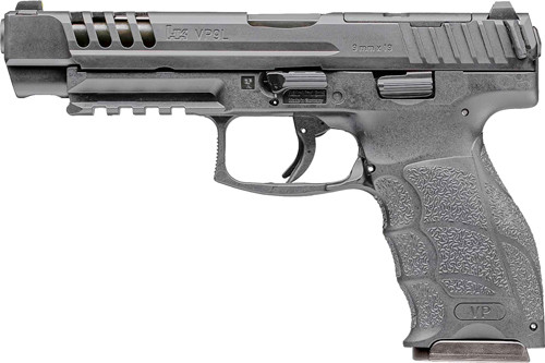 Hk VP9L Optics Ready 9mm 5" Barrel 3-DOT Fixed Sights 2-20RD