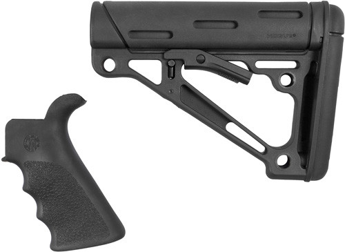 Hogue AR-15 GRIP & Overmolded Collapsible Stock Mil-spec