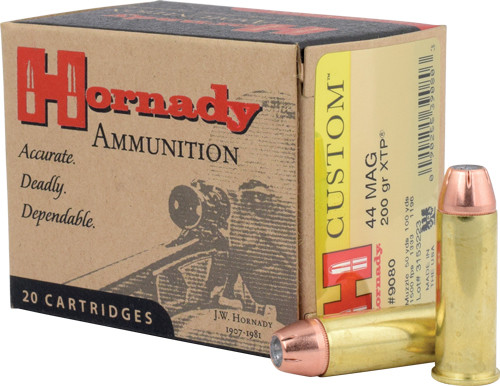 Hornady 44 REM Magazine 200GR XTP 20RD 10BX/Case